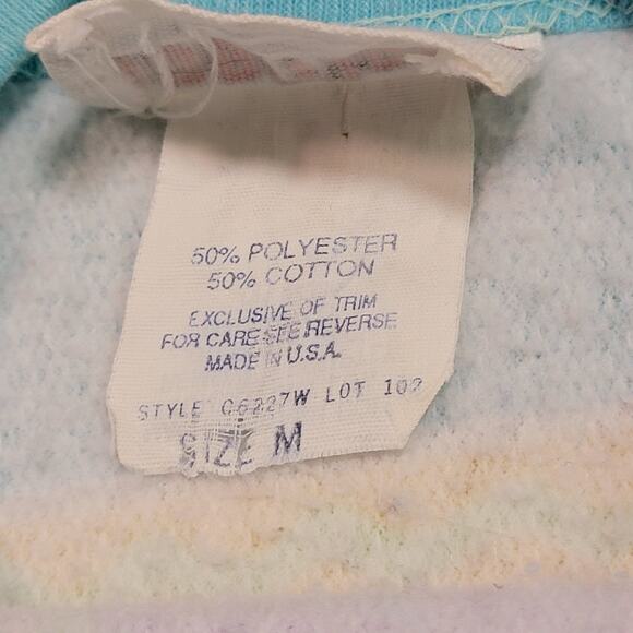 Additions by Ronnie Vintage 80s Medium Mock Neck Sweatshirt Cottagecore Floral - Picture 6 of 8